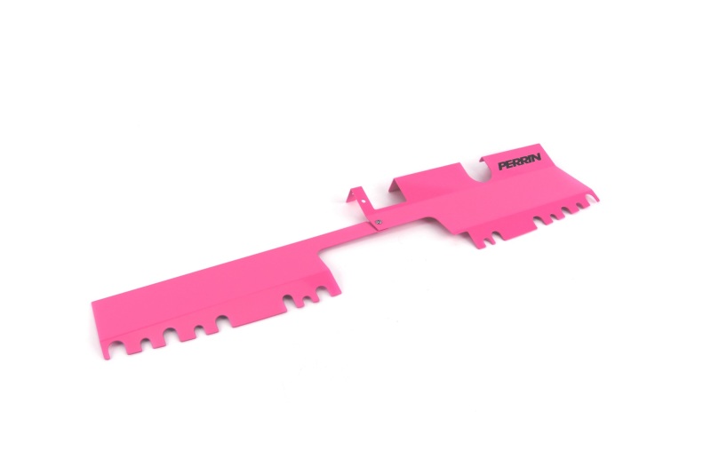 Subaru WRX Radiator Shroud - Perrin Performance - With/Without OEM Intake Scoop - Hyper Pink - `15-`21